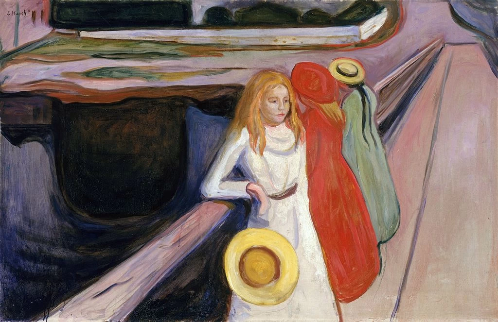 Le ragazze sul ponte - Hamburger Kunsthalle, Hamburg, Altstadt, Hamburg, Mitte, Amburgo, 1901